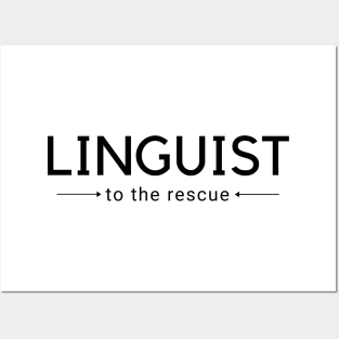 Linguist To The Rescue Minimal Posters and Art